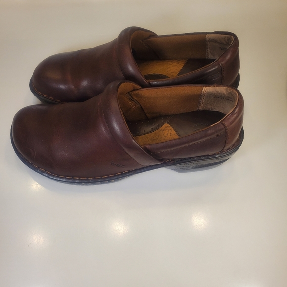 BOC Peggy Brown Leather Clogs Women's 9.5 - Picture 6 of 10